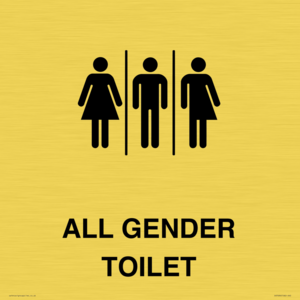 Female, Male and Non-gender specific